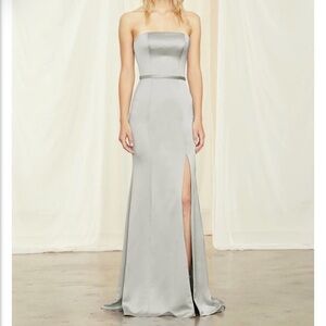 Amsale marisa bridesmaids dress - ice blue